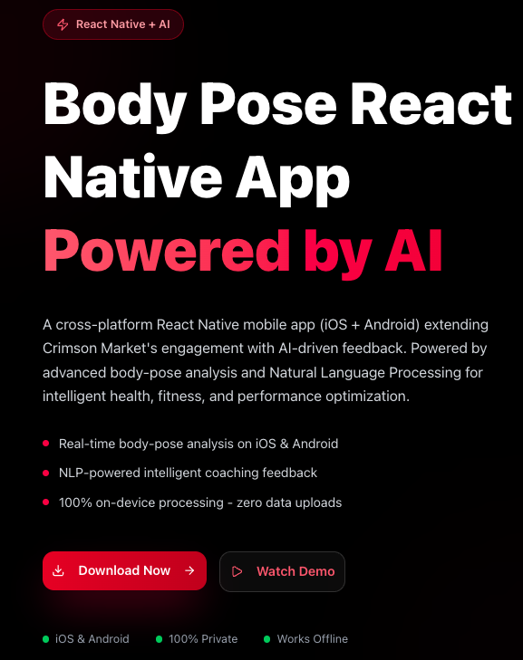 Body Pose App